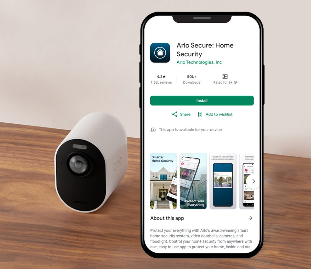 Login to Arlo Secure App